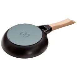 Staub 20 Cm Cast Iron Frying Pan With Wooden Handle Black 3 Staub 20 Cm Cast Iron Frying Pan With Wooden Handle Black -Knives & Scissors Sales Store 40511 950 0 1
