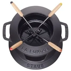 Staub 16 Cm Fondue Set Black -Knives & Scissors Sales Store 40511 970 0 3