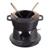 Staub 16 Cm Fondue Set Black