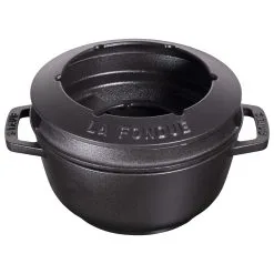 Staub 18 Cm Fondue Set Black 8 Staub 18 Cm Fondue Set Black -Knives & Scissors Sales Store 40511 971 0 1