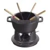 Staub 18 Cm Fondue Set Black
