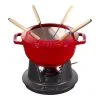 Staub 18 Cm Fondue Set Cherry