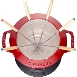 Staub 20 Cm Fondue Set Cherry -Knives & Scissors Sales Store 40511 975 0 7