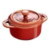 Staub 10 Cm Round Ceramic Mini Cocotte Ancient-copper