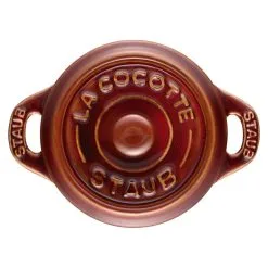 Staub 10 Cm Round Ceramic Mini Cocotte Ancient-copper -Knives & Scissors Sales Store 40511 999 0 4