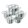 Zwilling 5-pcs 18/10 Stainless Steel Pot Set Silver
