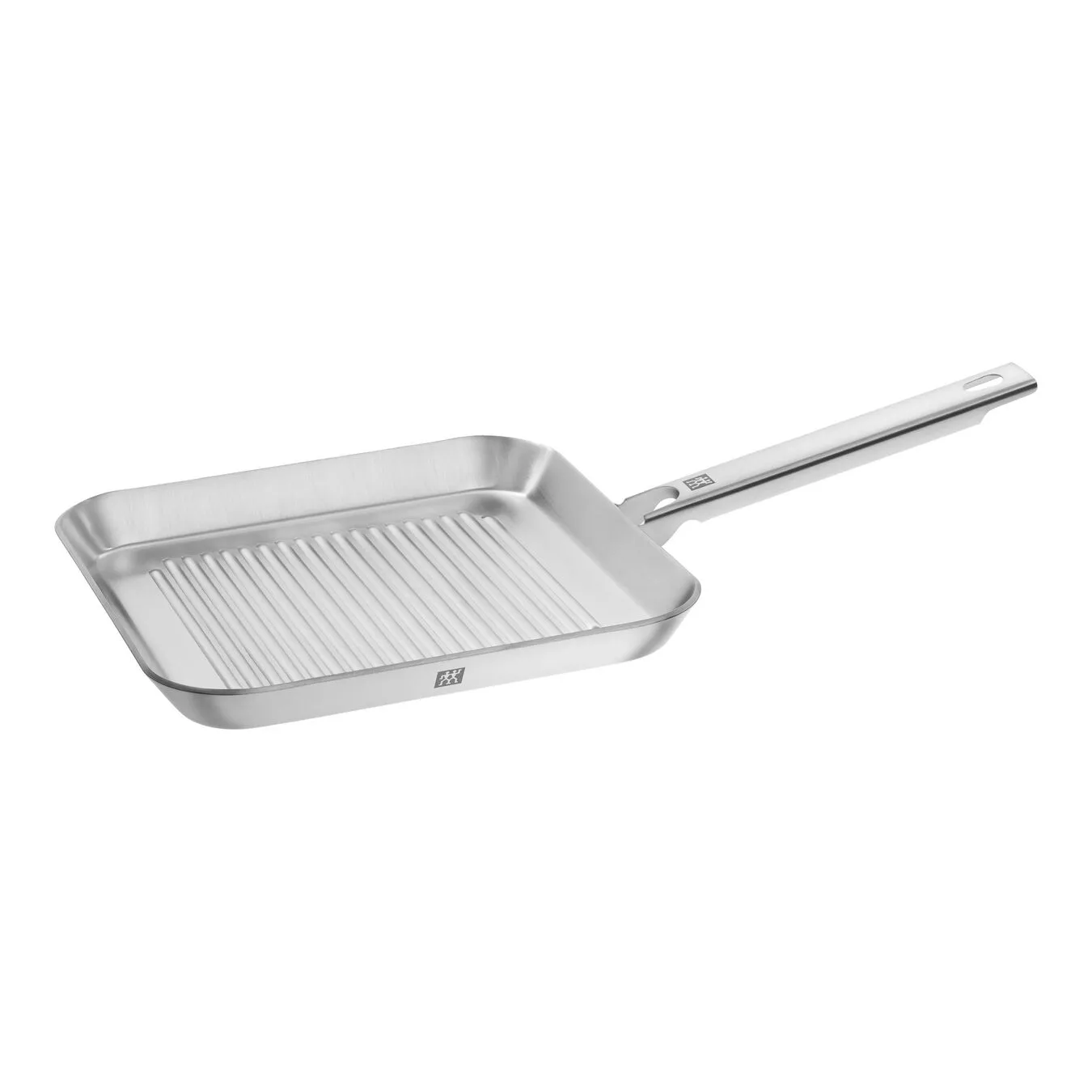 Zwilling 24 X 24 Cm Square 18/10 Stainless Steel Grill Pan Silver 1 Zwilling 24 X 24 Cm Square 18/10 Stainless Steel Grill Pan Silver