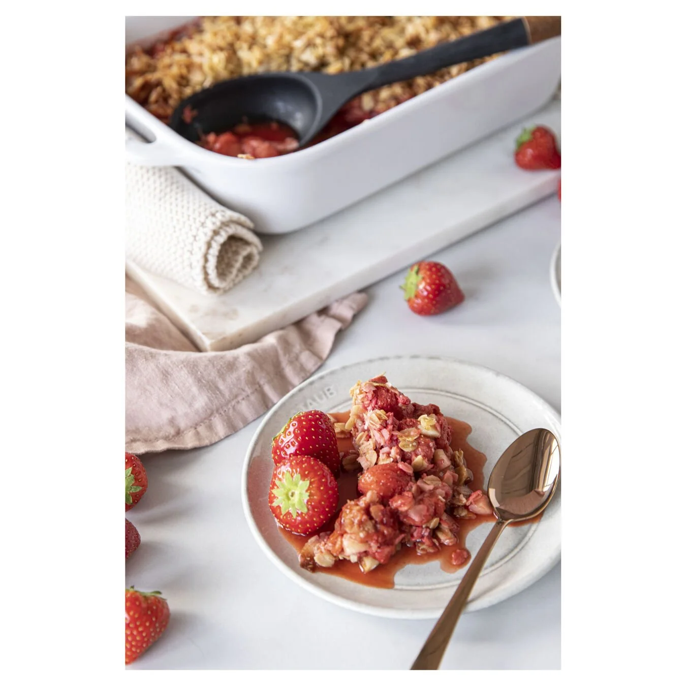 Staub 15 Cm Ceramic Plate Flat White Truffle 5 Staub 15 Cm Ceramic Plate Flat White Truffle - Image 5