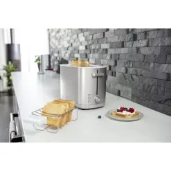 Zwilling 2 Short Slots Toaster Silver -Knives & Scissors Sales Store 424413673