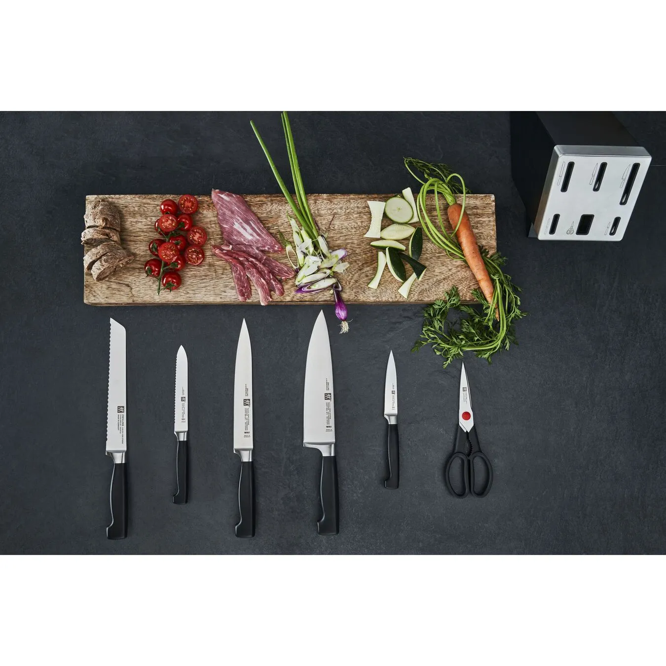 Zwilling 7-pcs Black Ash Knife Block Set With KiS Technology 5 Zwilling 7-pcs Black Ash Knife Block Set With KiS Technology - Image 5