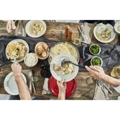 Staub 28 Cm Round Cast Iron Cocotte Cherry -Knives & Scissors Sales Store 424418232