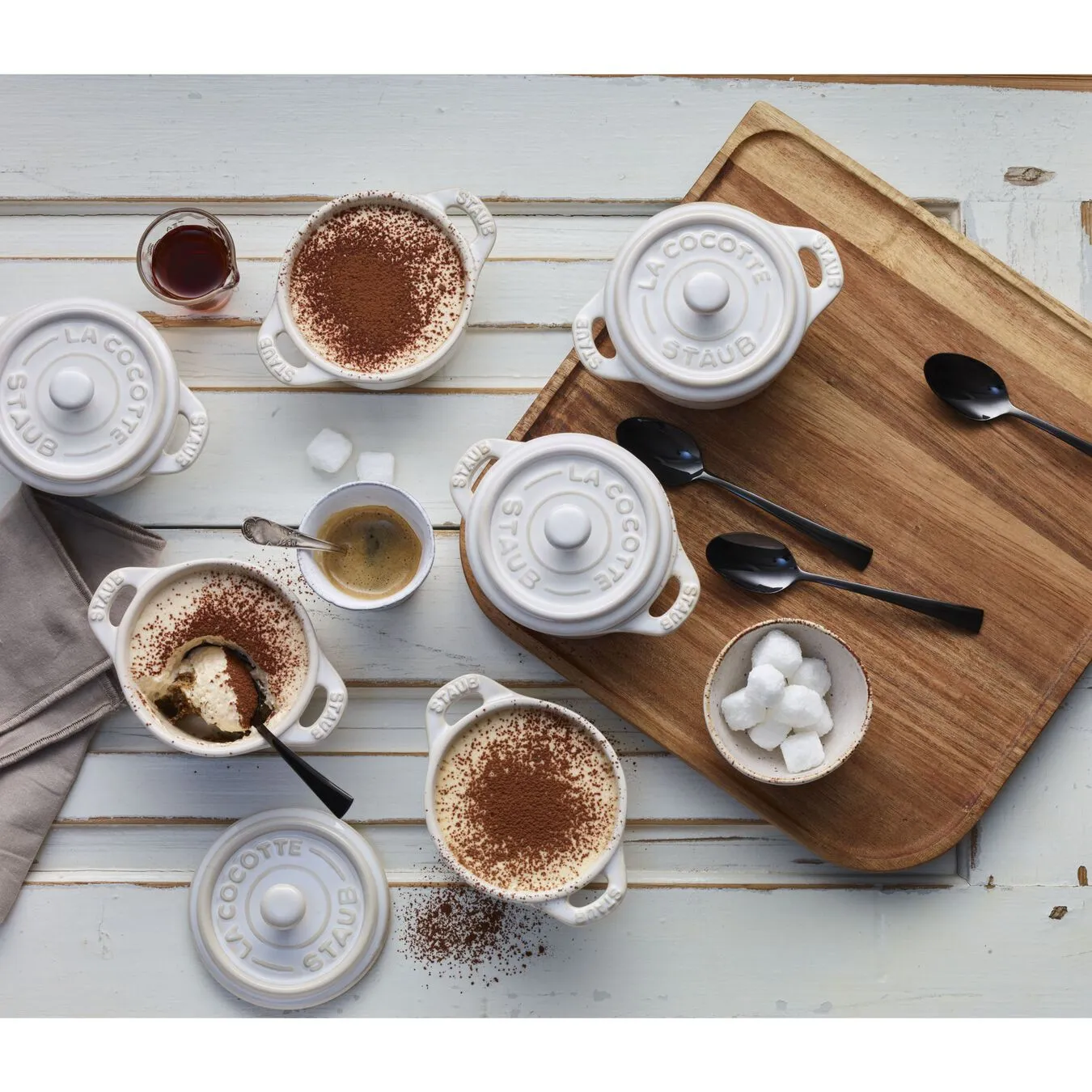 Staub 4-pcs Ceramic Cocotte Set 2 Staub 4-pcs Ceramic Cocotte Set - Image 2