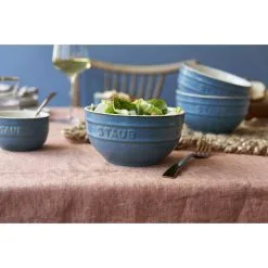 Staub 4-pcs Ceramic Bowl Set Ancient-turquoise -Knives & Scissors Sales Store 424423110