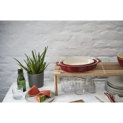 Staub 23 Cm Oval Ceramic Oven Dish Cherry -Knives & Scissors Sales Store 424423352