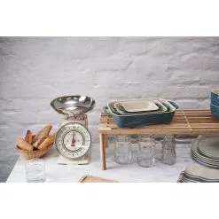 Staub 14 Cm X 11 Cm Rectangular Ceramic Oven Dish Ancient-turquoise -Knives & Scissors Sales Store 424423724