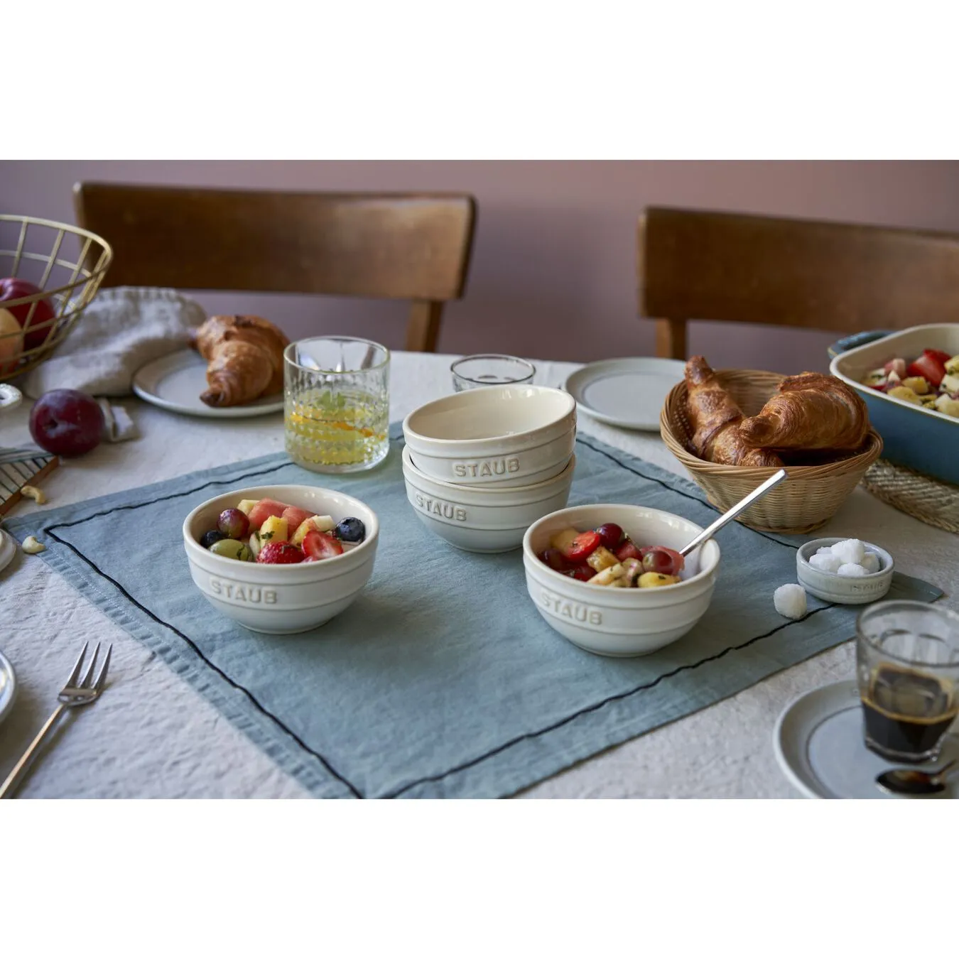 Staub 14 Cm Round Ceramic Bowl Ivory-white 5 Staub 14 Cm Round Ceramic Bowl Ivory-white - Image 5