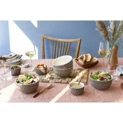 Staub 4-pcs Ceramic Bowl Set Ancient-grey -Knives & Scissors Sales Store 424424078