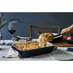 Staub 20 Cm X 16 Cm Rectangular Ceramic Oven Dish Dark-blue -Knives & Scissors Sales Store 424424423