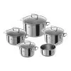 Zwilling 5-pcs 18/10 Stainless Steel Pot Set Silver