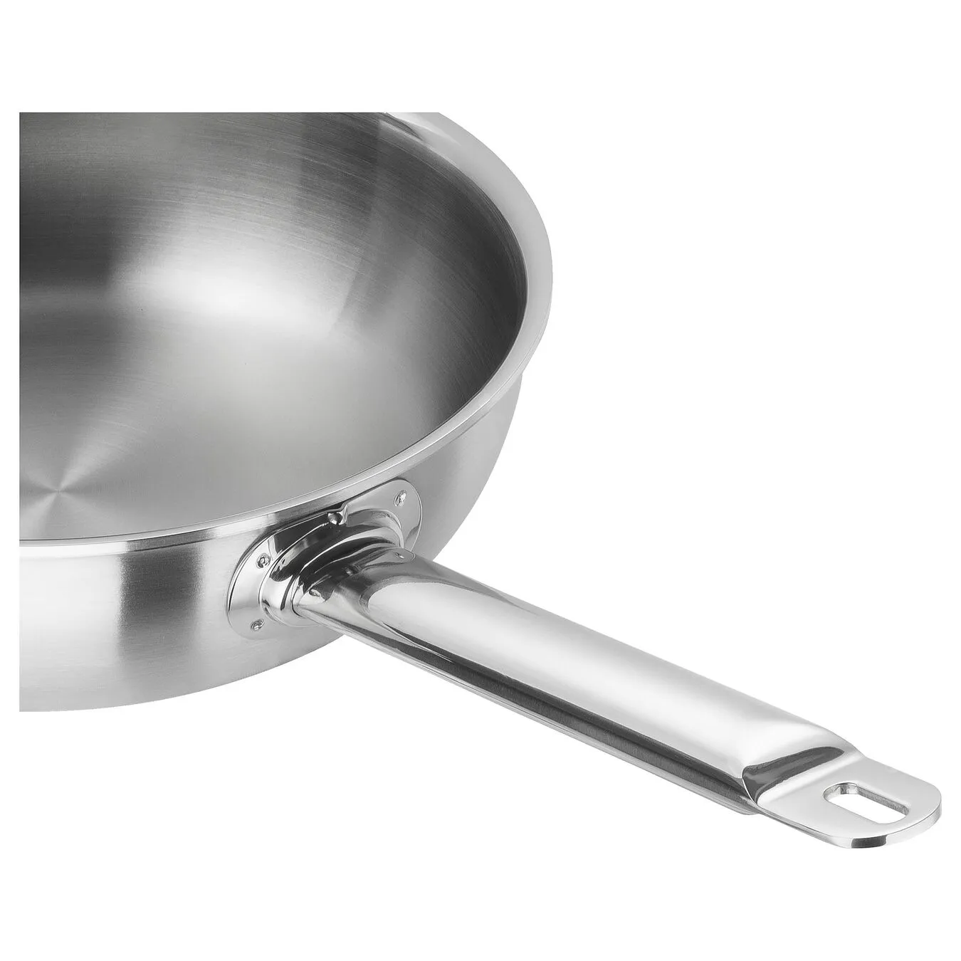 Zwilling 20 Cm 18/10 Stainless Steel Frying Pan Silver 2 Zwilling 20 Cm 18/10 Stainless Steel Frying Pan Silver - Image 2
