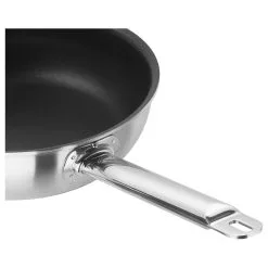 Zwilling 26 Cm 18/10 Stainless Steel Frying Pan Silver-black -Knives & Scissors Sales Store 65129 260 0 000000326