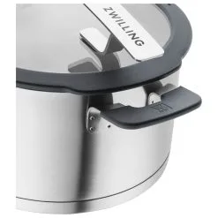 Zwilling 20 Cm Stainless Steel Stock Pot Silver-black -Knives & Scissors Sales Store 66873 200 2