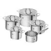 Zwilling 5-pcs Stainless Steel Pot Set Silver