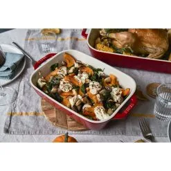 Staub 20 Cm X 16 Cm Rectangular Ceramic Oven Dish Cherry -Knives & Scissors Sales Store 750030756