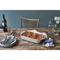 Staub 34 Cm X 24 Cm Rectangular Ceramic Oven Dish Pure-white 6 Staub 34 Cm X 24 Cm Rectangular Ceramic Oven Dish Pure-white -Knives & Scissors Sales Store 750030760
