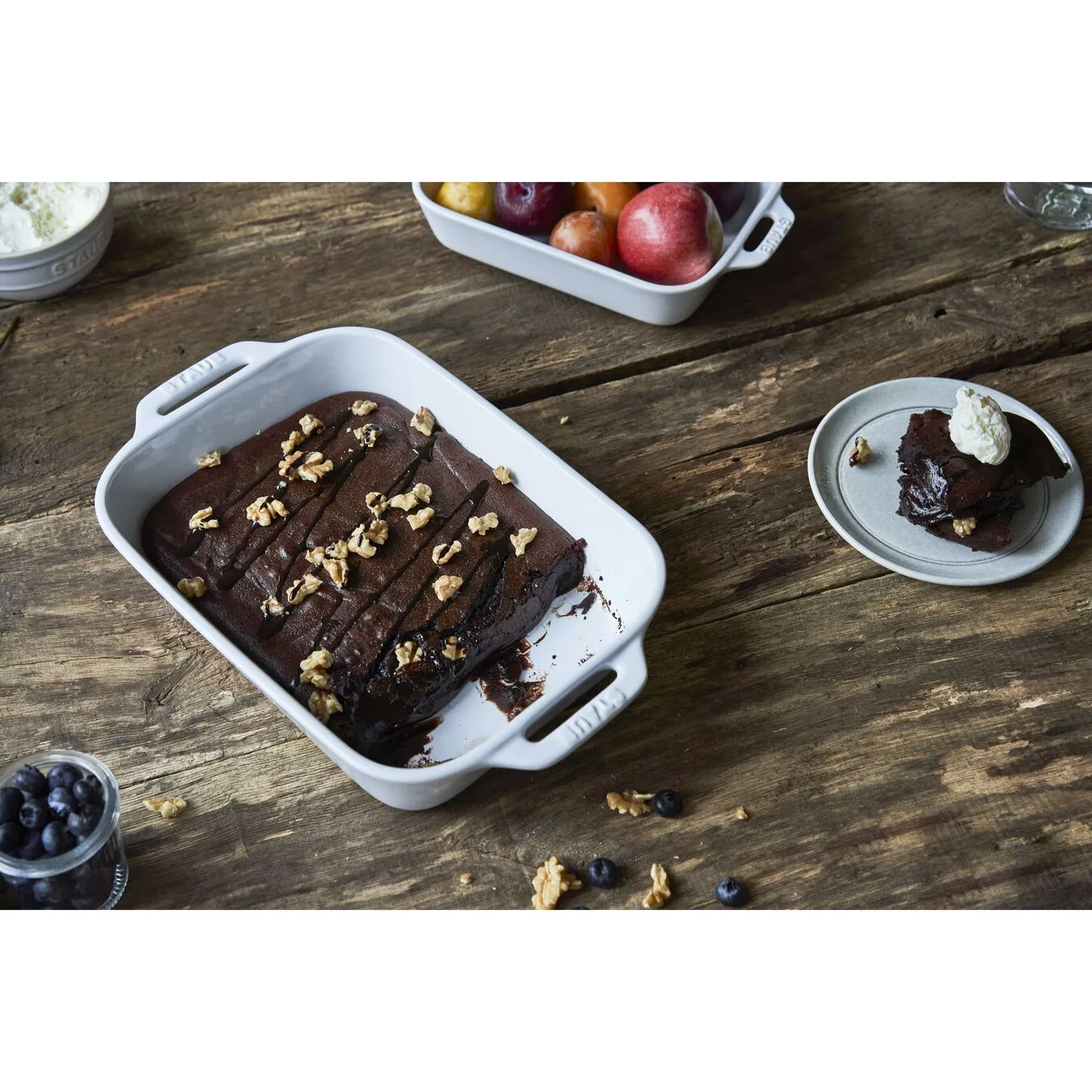 Staub 3-pcs Rectangular Ovenware Set White 4 Staub 3-pcs Rectangular Ovenware Set White - Image 4