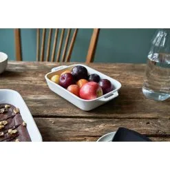 Staub 20 Cm X 16 Cm Rectangular Ceramic Oven Dish Pure-white -Knives & Scissors Sales Store 750030775