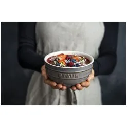 Staub 14 Cm Round Ceramic Bowl Ancient-grey -Knives & Scissors Sales Store 750033759