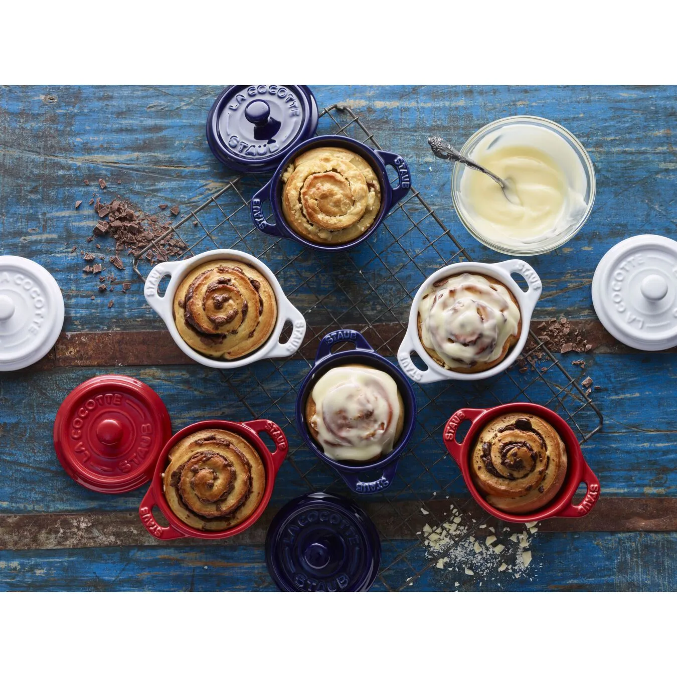 Staub 4-pcs Ceramic Cocotte Set 5 Staub 4-pcs Ceramic Cocotte Set - Image 5