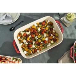 Staub 34 Cm X 24 Cm Rectangular Ceramic Oven Dish Cherry -Knives & Scissors Sales Store 750038329