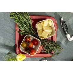 Staub 5-pcs Square Ceramic Appetiser Set Cherry -Knives & Scissors Sales Store 750038351