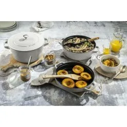 Staub 3-pcs Cast Iron Pot Set White Truffle -Knives & Scissors Sales Store 750043167