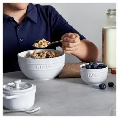 Staub 2-pcs Round Ceramic Ramekin Set Pure-white -Knives & Scissors Sales Store 750057843